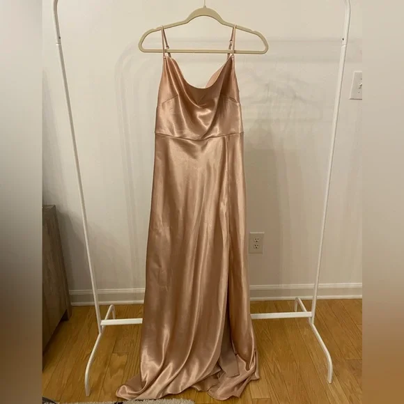 grey and gold bridesmaid dresses Column/Sheath Silver Grey Sequin Long Bridesmaid Dresses , BN1038 –  MarryLover main image 1